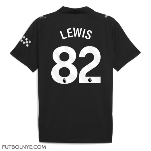 Camiseta Manchester City Rico Lewis #82 Visitante Equipación 2025-26 manga corta